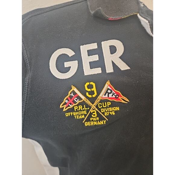Polo Ralph Lauren Germany #9 Vintage Polo Shirt Chief Keef Big Pony PRL Size XL - Picture 4 of 11